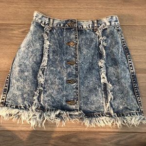 Carmar button up skirt